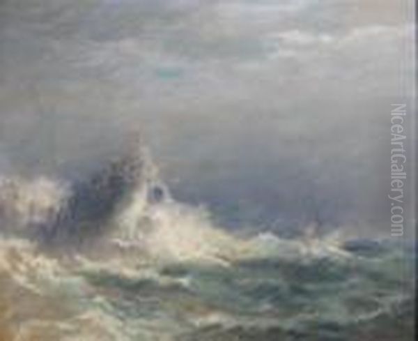 Rough Sea Oil Painting by George Herbert McCord