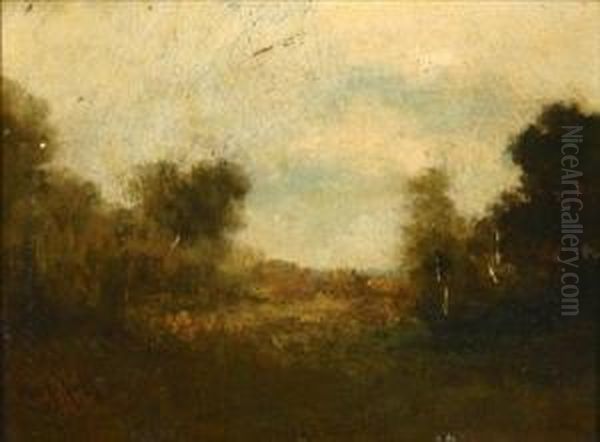 Rural Landscape Oil Painting by George Herbert McCord