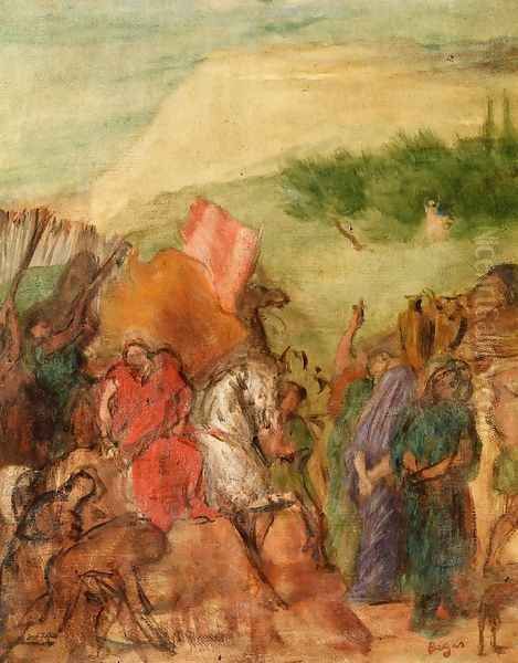 The Daughter of Jephta (study) Oil Painting by Edgar Degas