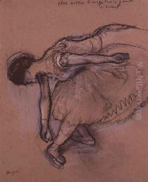 Dancer 2 Oil Painting by Edgar Degas