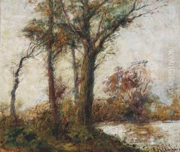 The Sheltered Pool Oil Painting by Frederick McCubbin