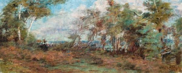 Brighton Landscape Oil Painting by Frederick McCubbin