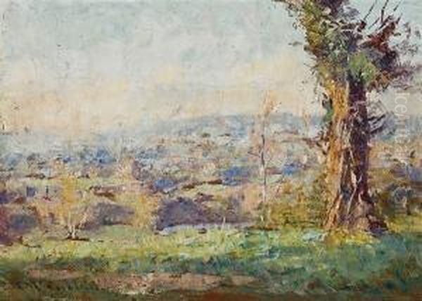 Victorian Landscape Oil Painting by Frederick McCubbin