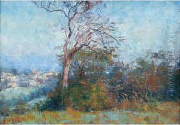 Autumn Afternoon Oil Painting by Frederick McCubbin