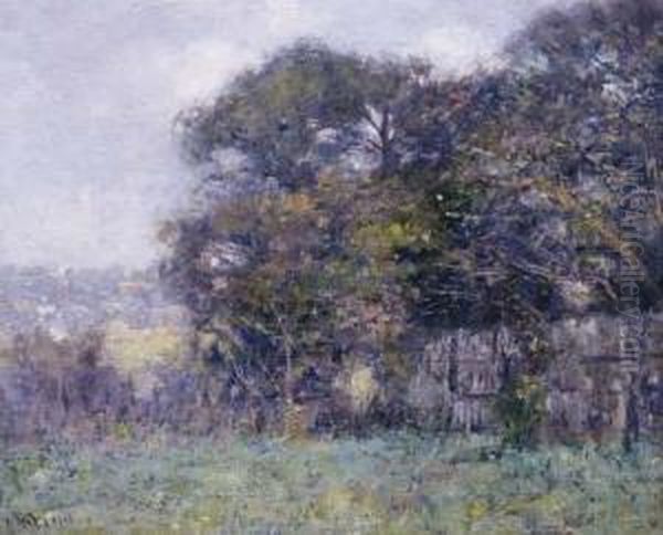 The Artist's Garden, South Yarra Oil Painting by Frederick McCubbin