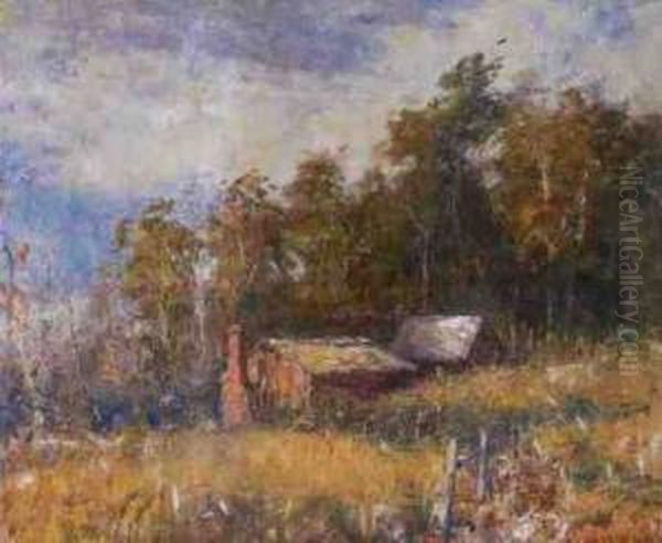 Cottage At Mount Macedon Oil Painting by Frederick McCubbin