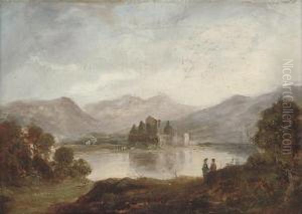 Loch Awe Oil Painting by Horatio McCulloch