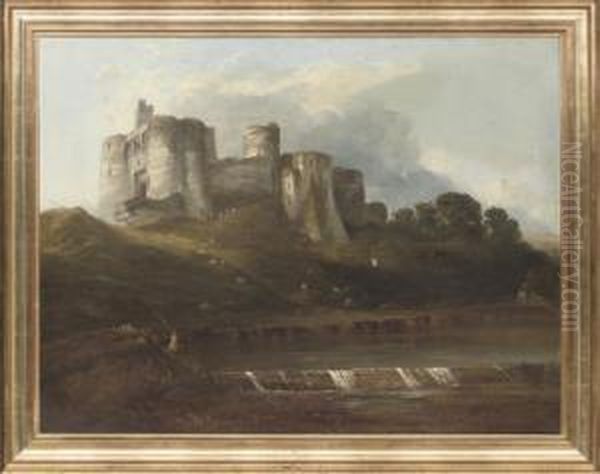 Kidwelly Castle, Wales Oil Painting by Horatio McCulloch