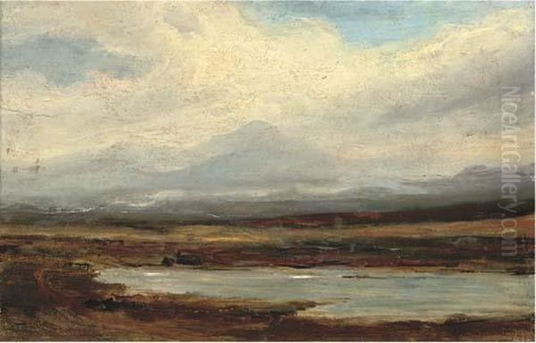 A View Across The Lowlands Oil Painting by Horatio McCulloch