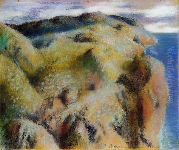 Steep Coast Oil Painting by Edgar Degas