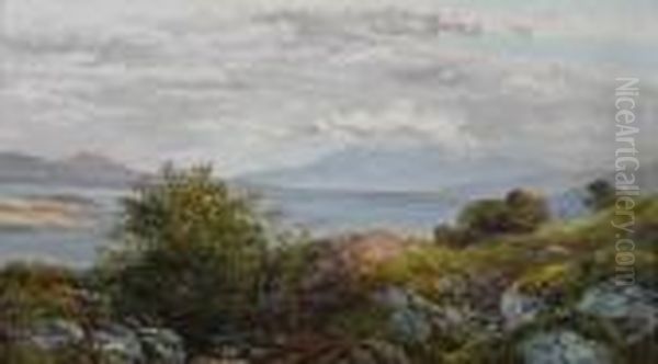 Mount Card Loch Oil Painting by Horatio McCulloch