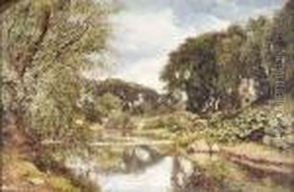 The Water Of Leith Oil Painting by Horatio McCulloch