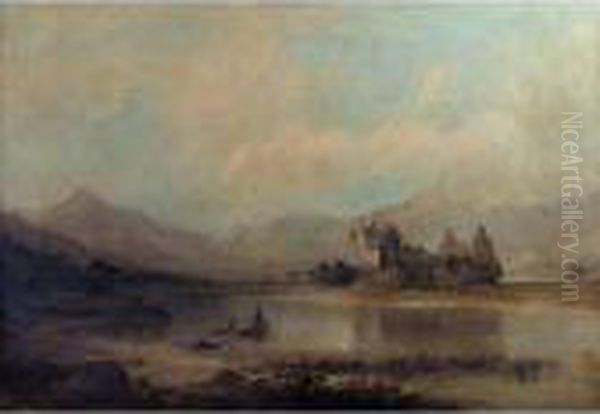 Kilchurn Castle, Loch Awe Oil Painting by Horatio McCulloch