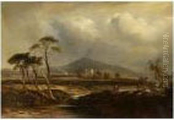 Ben Ur-vam Castle Oil Painting by Horatio McCulloch