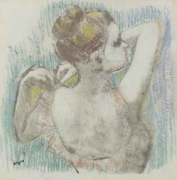 Danseuse, buste Oil Painting by Edgar Degas