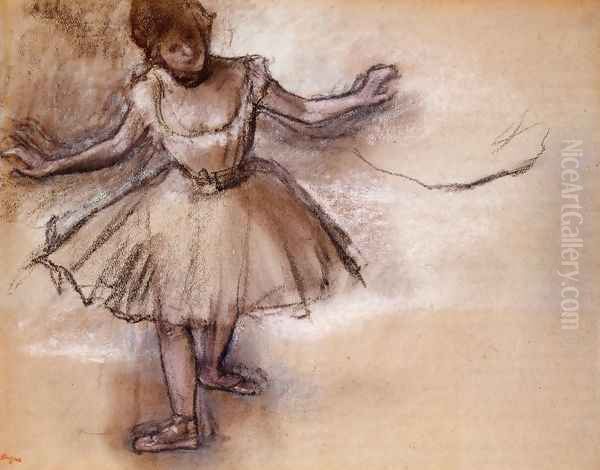 Dancer II Oil Painting by Edgar Degas