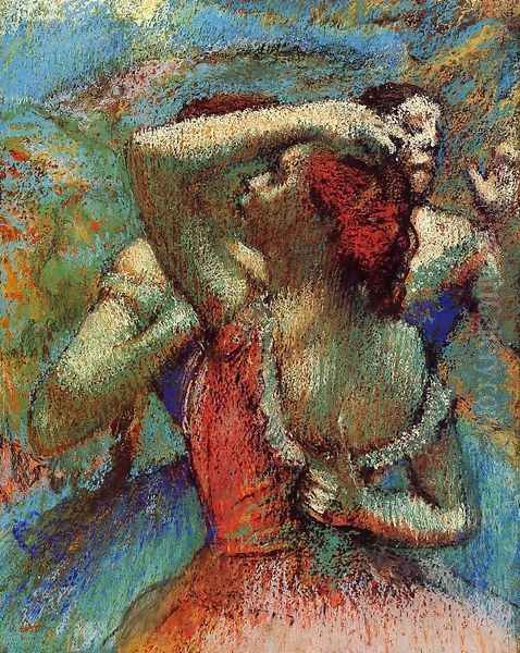 Dancers VI Oil Painting by Edgar Degas