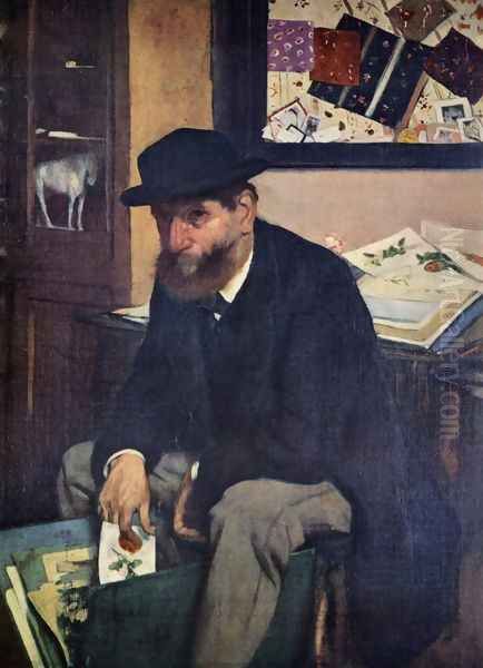 The Amateur, 1866 Oil Painting by Edgar Degas