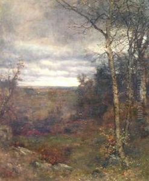 The Approaching Storm, Early Evening Oil Painting by Jervis McEntee