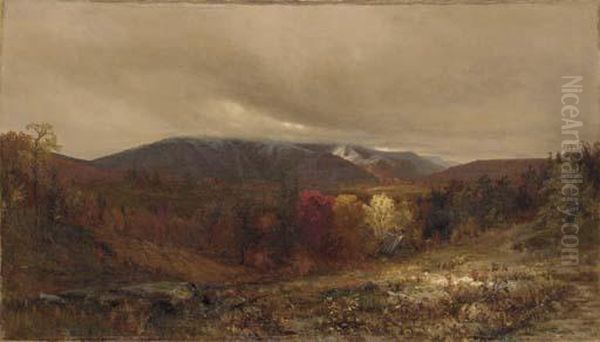 October In The Catskills Oil Painting by Jervis McEntee