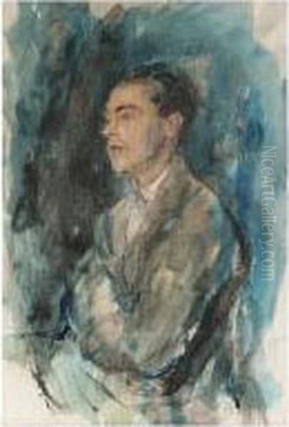 Portrait Of Tony Gandarillas Oil Painting by Ambrose McEvoy