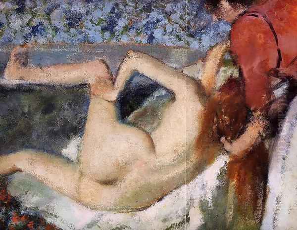 The Bath II Oil Painting by Edgar Degas