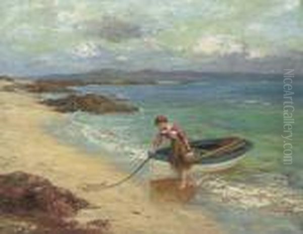 Bringing In The Catch Oil Painting by John Mcghie