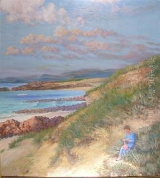 Overlooking The Bay Oil Painting by John Mcghie