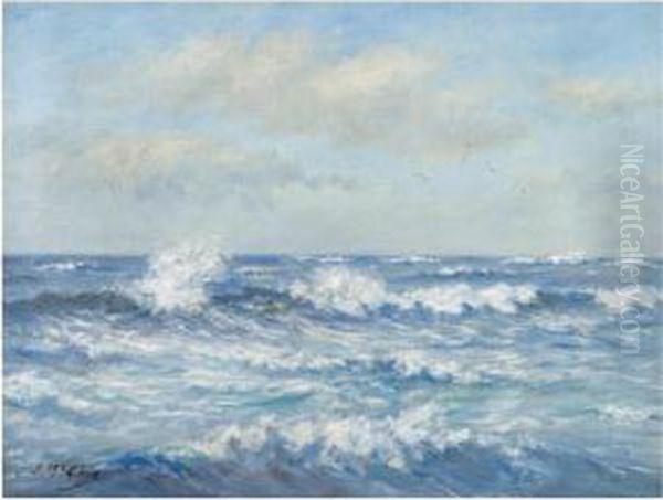 Seascape Oil Painting by John Mcghie