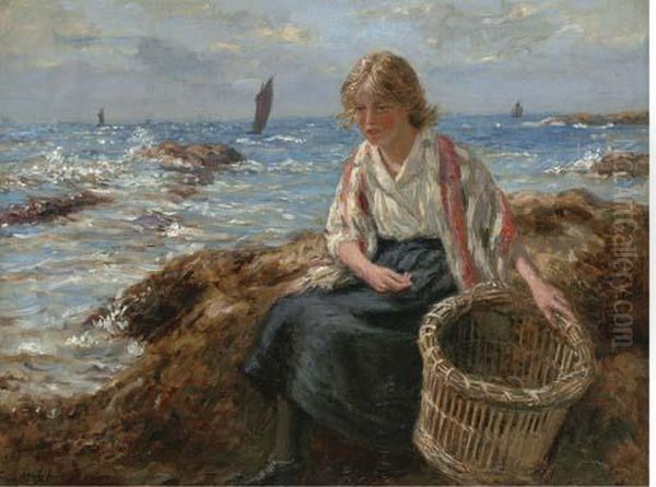 The Young Fishergirl Oil Painting by John Mcghie