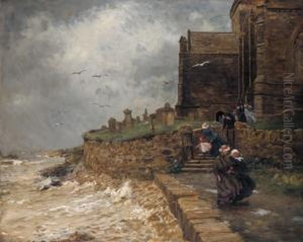 Stormy Sunday Oil Painting by John Mcghie