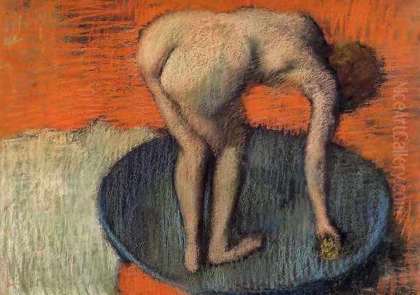 The Tub Oil Painting by Edgar Degas