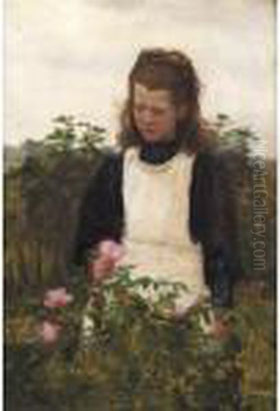 The Rose Oil Painting by John Mcghie