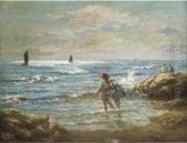 By The Sea Oil Painting by John Mcghie