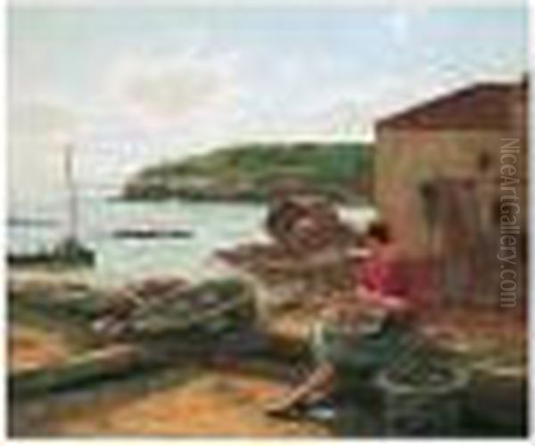 In The East Neuk Of Fife Oil Painting by John Mcghie