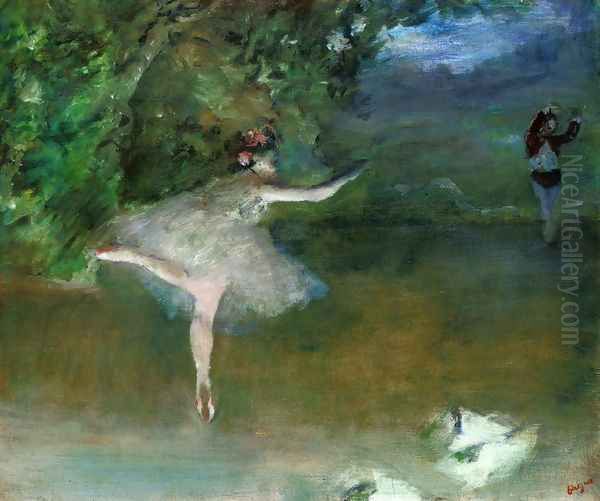 Les Pointes Oil Painting by Edgar Degas