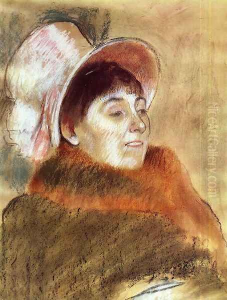 Madame Deitz-Monin Oil Painting by Edgar Degas