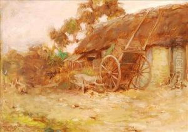 The Farm Yard Oil Painting by Robert McGregor