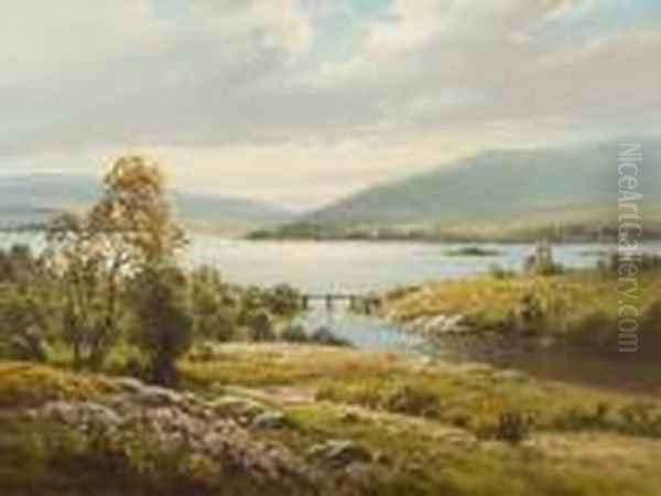 Loch Garve Oil Painting by Robert McGregor