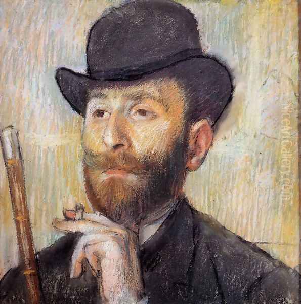 Zachary Zakarian, c.1885 Oil Painting by Edgar Degas