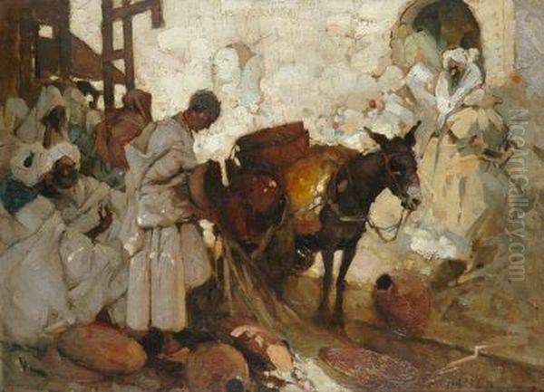 The Water Carrier Oil Painting by William Beckwith Mcinnes