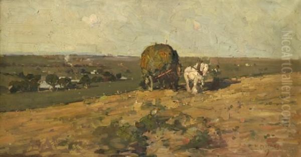 Ploughing The Field Oil Painting by William Beckwith Mcinnes