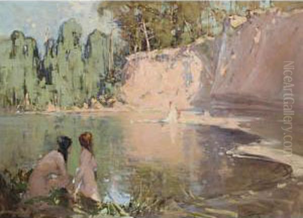 The Bathers Oil Painting by William Beckwith Mcinnes