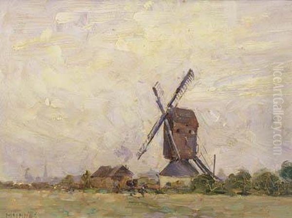 The Windmill Oil Painting by William Beckwith Mcinnes