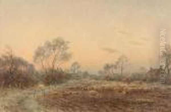 A Winter Morning Oil Painting by William Darling McKay