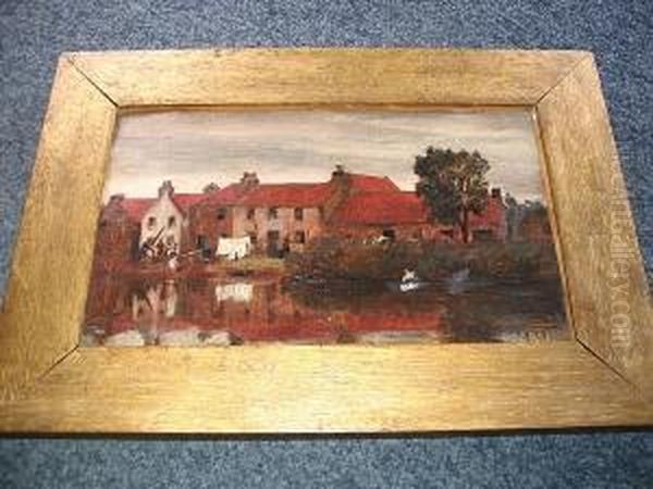 'nungate, Haddington - Autumn '68 - Midday' Oil Painting by William Darling McKay