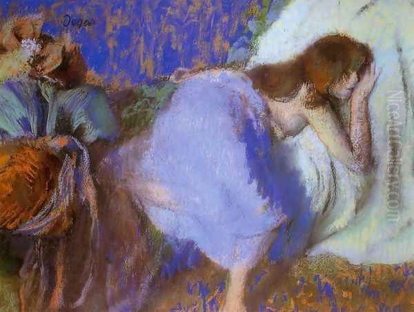 Rest Oil Painting by Edgar Degas