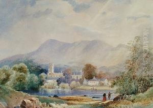 View Of Grasmere Oil Painting by David Hall McKewan