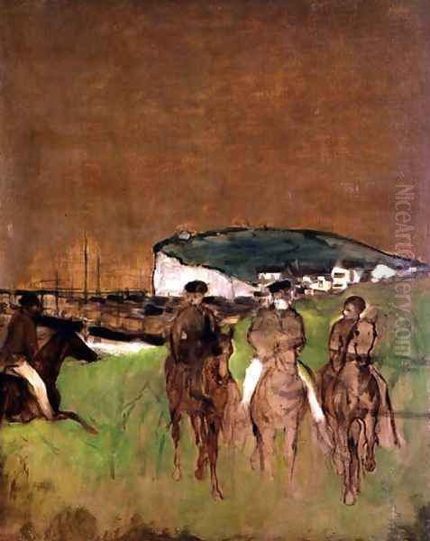 Morning Ride, c.1866 Oil Painting by Edgar Degas