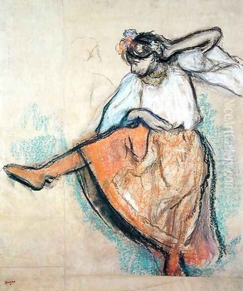 The Russian Dancer, c.1895 by Edgar Degas